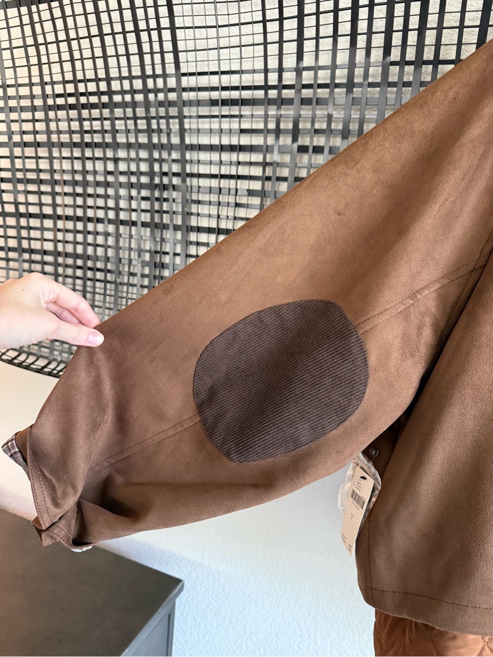 Anthropologie Faux-Suede Twofer Jacket - Picture 7 of 9